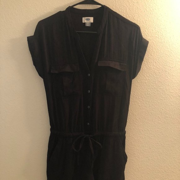 Black Romper Old Navy Size XS - Picture 1 of 6